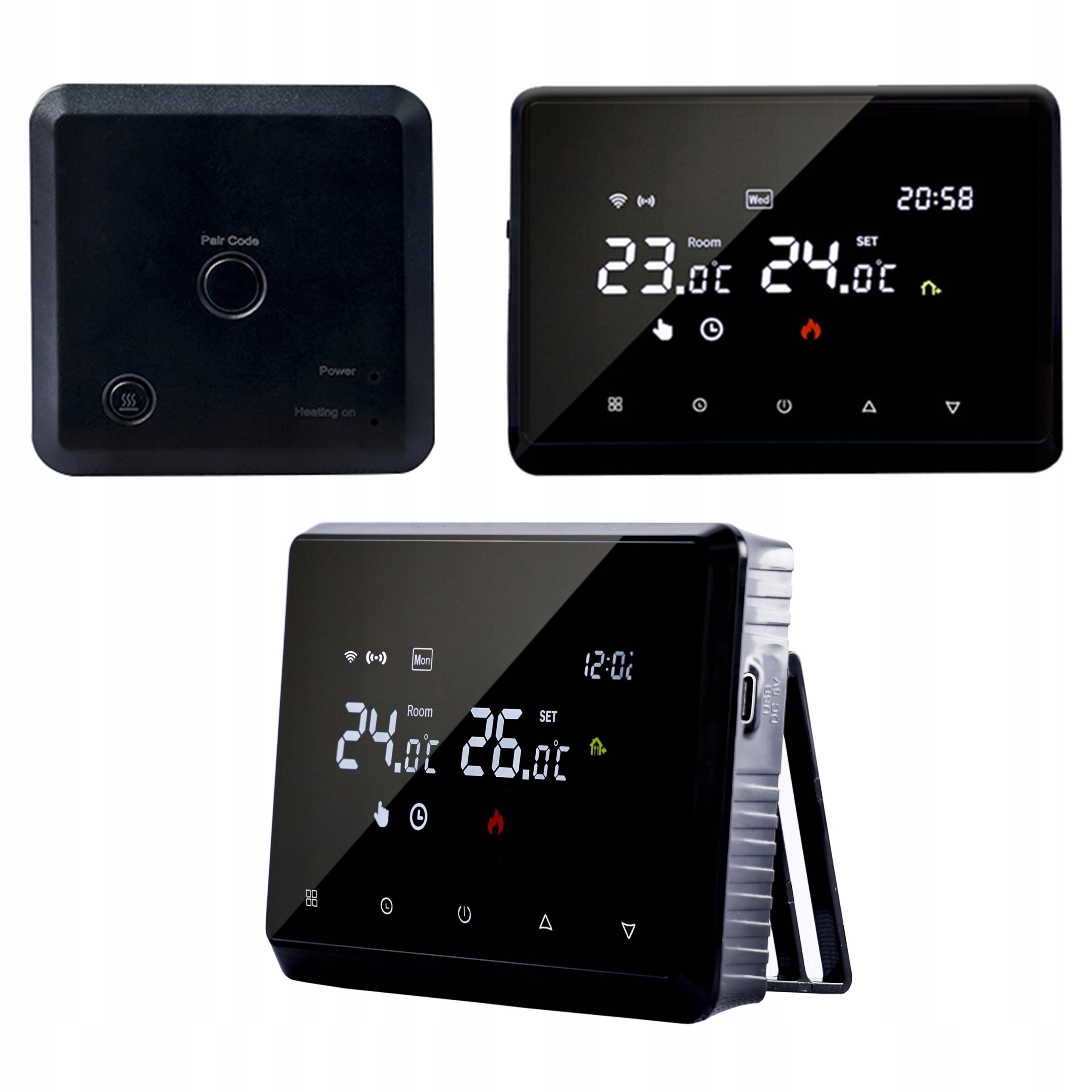 Termostat pre plynové, RF a WiFi kotly TUYA 1PC