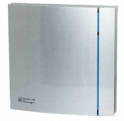 SOLER & PALAU VENTURE SILENT 100CZ SILVER DESIGN kúpeľňový ventilátor 100 mm