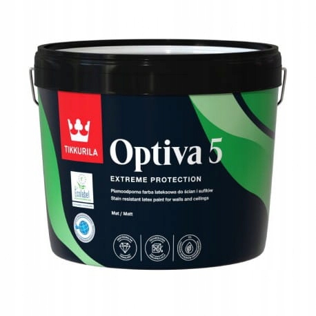 Tikkurila Optiva 5 latexová farba na steny 2,7 l biela