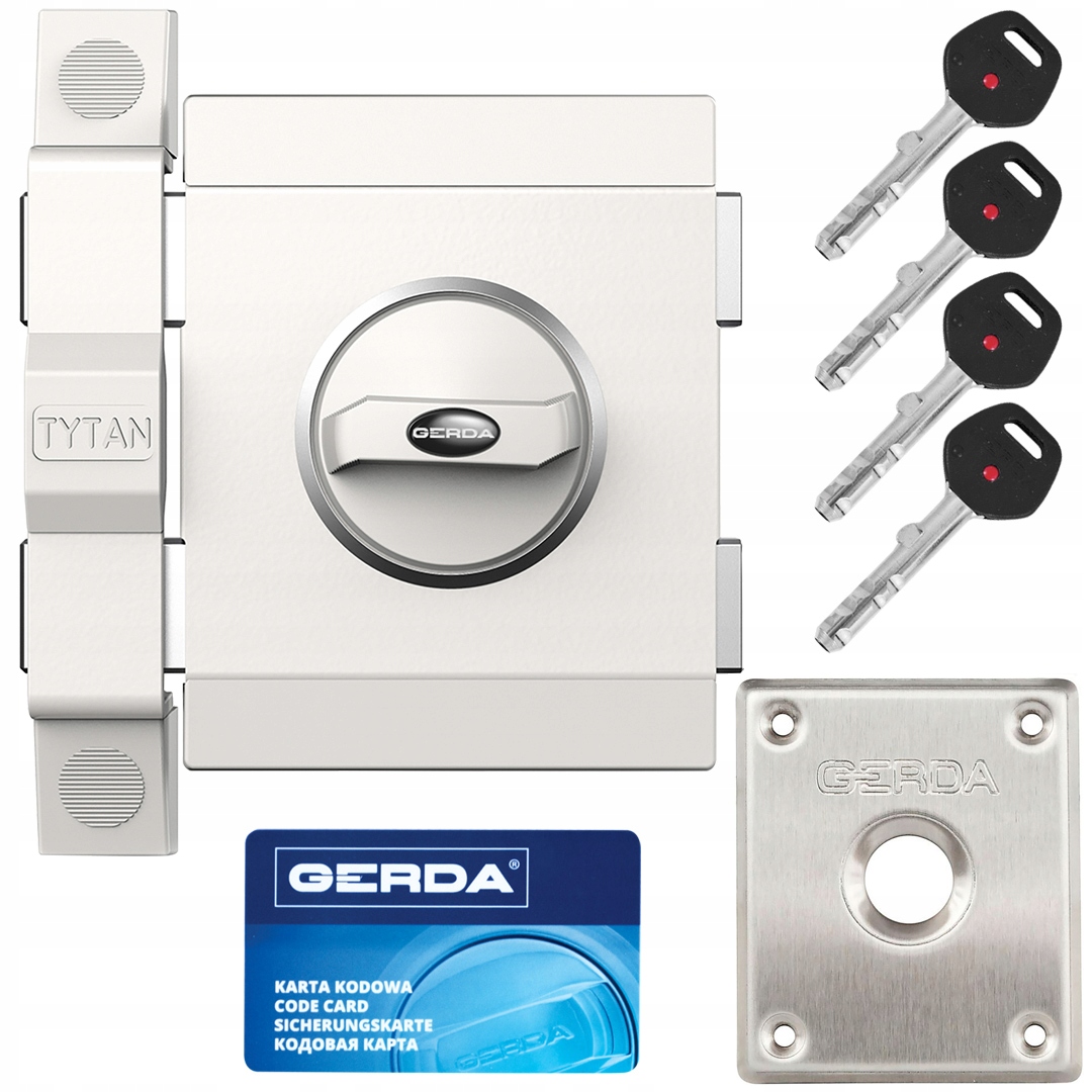 Vrchný zips TYTAN ZX GERDA, Certifikát C, trieda 7, biely