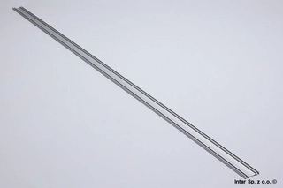 Kovania na posuvné dvere - Dolny Elegant II dekor 04279, striebro L-1700 mm