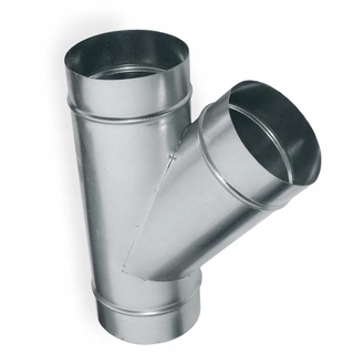 Rekuperator - Tee 45 stupňov 250 mm pre ventiláciu