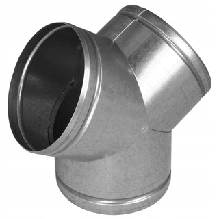 Potrubie, rozvody ku krbu - Tee Y 100mm Ocynk DGP