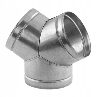 Potrubie, rozvody ku krbu - Y-Port Tee 120 ° Darco 80 mm Pozinkované