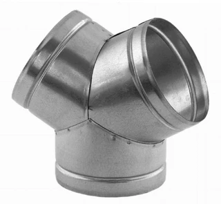 Potrubie, rozvody ku krbu - Y120-Ocynk fi 200/200 / 200 mm tee
