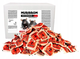 Jed na MYŠI POKRKANY MURIBROM bromadiolon pasta