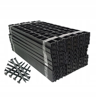Obruba do záhrady - Záhradná plastová záhradná hrana GardenPlus+ 5000 cm x 5,8 cm čierna