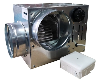Ventilátor ku krbu, kachliam - Wicher 300 / 125mm ohnisko turbína