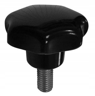 Závesy, pánty -  Bakelite rukoväť s čiernou M6*15 mm Din6 Tandrel