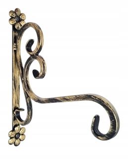 Pergola - Ornatum S3 kovový nástenný vešiak, 37 cm