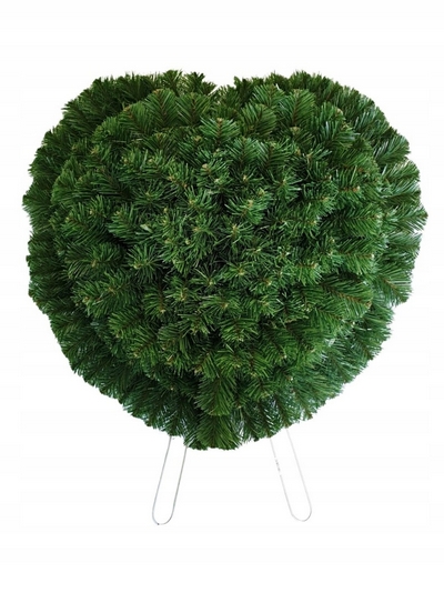 Sztuczne Srdce na Vienok alebo Kytice 94x82 cm - Vyrobené v Poľsku