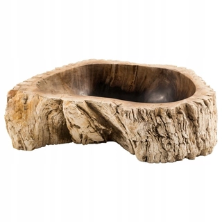 Umývadlo - 46x32x14 cm umývadlo z fosílneho dreva