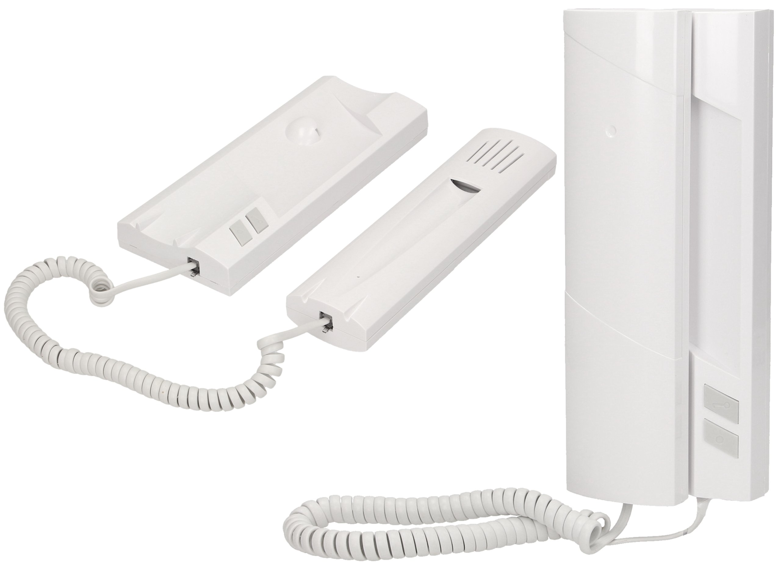 Proel PA-456 viacnájomný unifón 85x210x50 mm biely