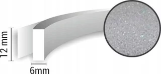 Tesnenie dverí - Okenná sponga Pu 2 12* 6 mm* 6m