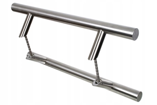 Kľučka dverí - Rukoväť rukoväte ataba dvere inox kolo 650 mm/45 °