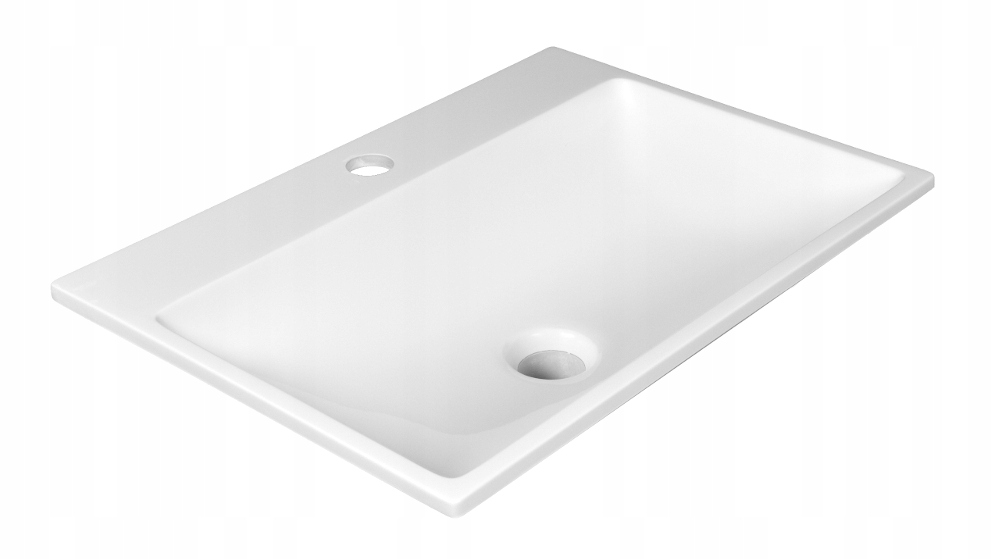 Obdĺžnikové umývadlo na dosku Konglomerat Design Slim