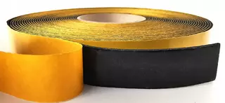 Tesnenie dverí - Tesnenie EPDM Greek 2 mm čierna 25 mm/10 m