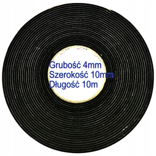 Tesnenie dverí - Self -adhézne penové tesnenie 10 mmx10m gr. 4 mm