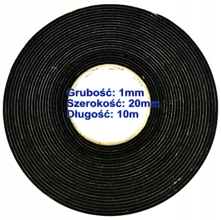 Tesnenie dverí - Self -adhézne penové tesnenie 20 mmx10m gr. 1 mm