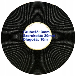 Tesnenie dverí - Self -adhézne penové tesnenie 20 mmx10m gr. 3 mm