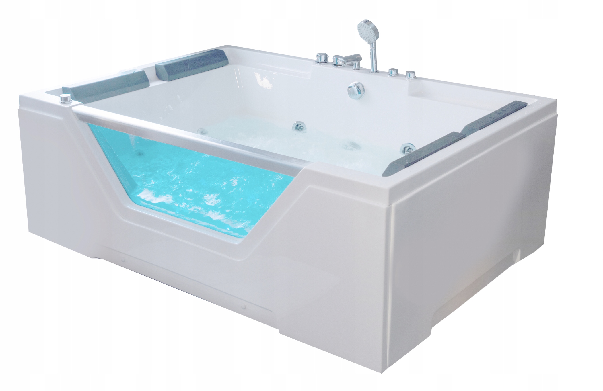 Corciano jacuzzi obdĺžniková akrylátová vaňa 170 x 120 cm
