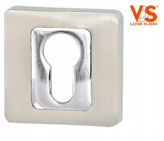 Kľučky na dvere - VDS R62 ROSET Nikiel Satin/Chrom