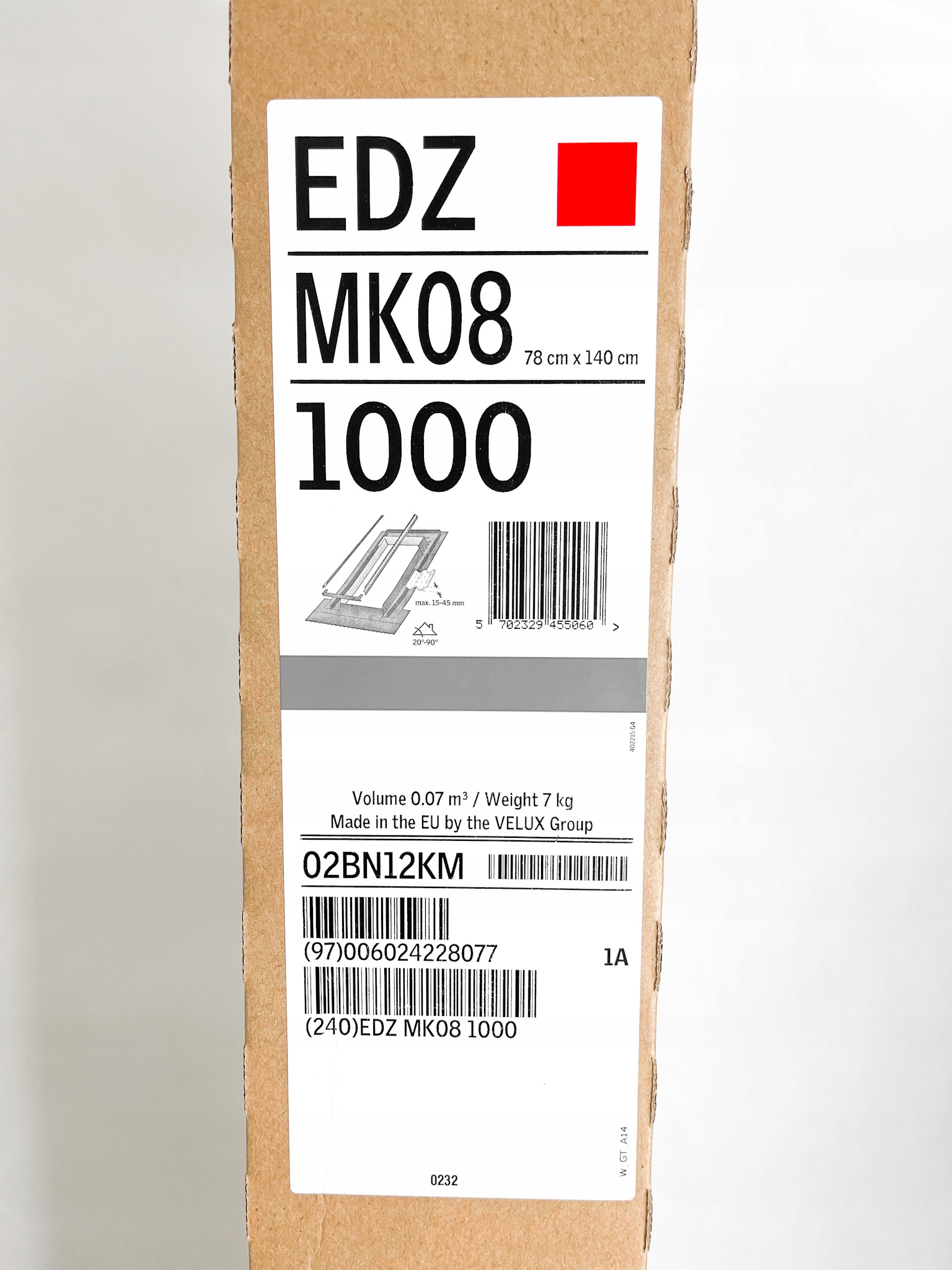 VELUX EDZ tesniaci golier MK08 1000 78x140