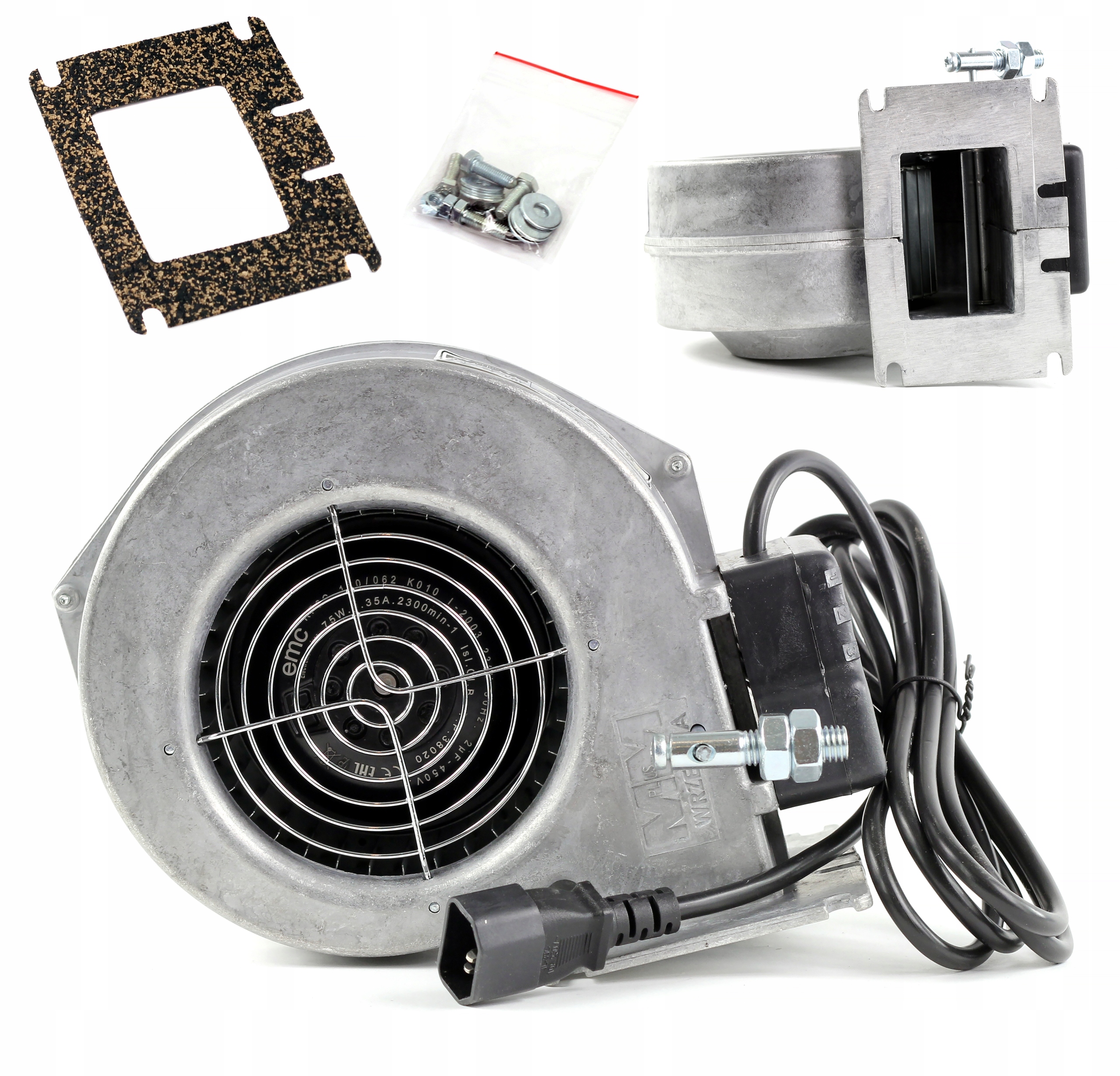 VENTILÁTOR KU KOTLA, VENTILÁTOR WPA120 S KLAPOU, 75 W