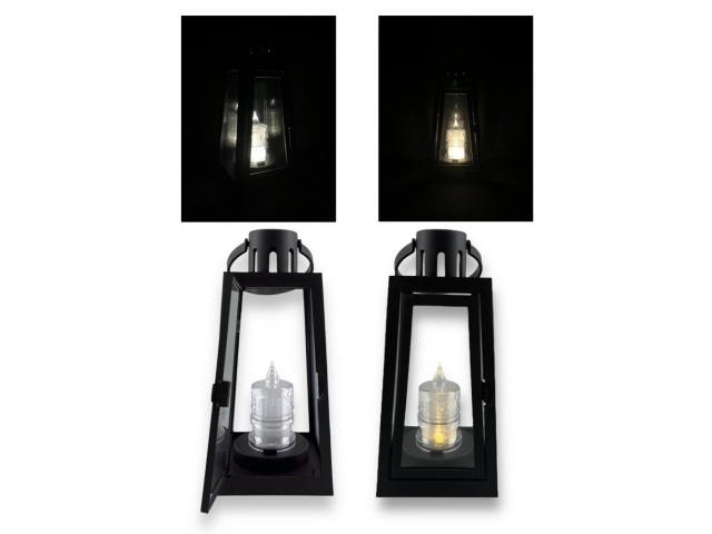 LED Lampa na cintorín s osvetleným krížom - trvanlivá a dekoratívna
