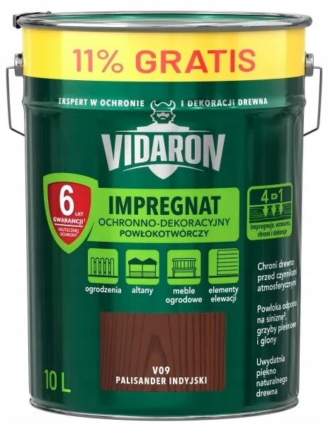 VIDARON Impregnácia 9L+11% INDICKÝ ROZANDER