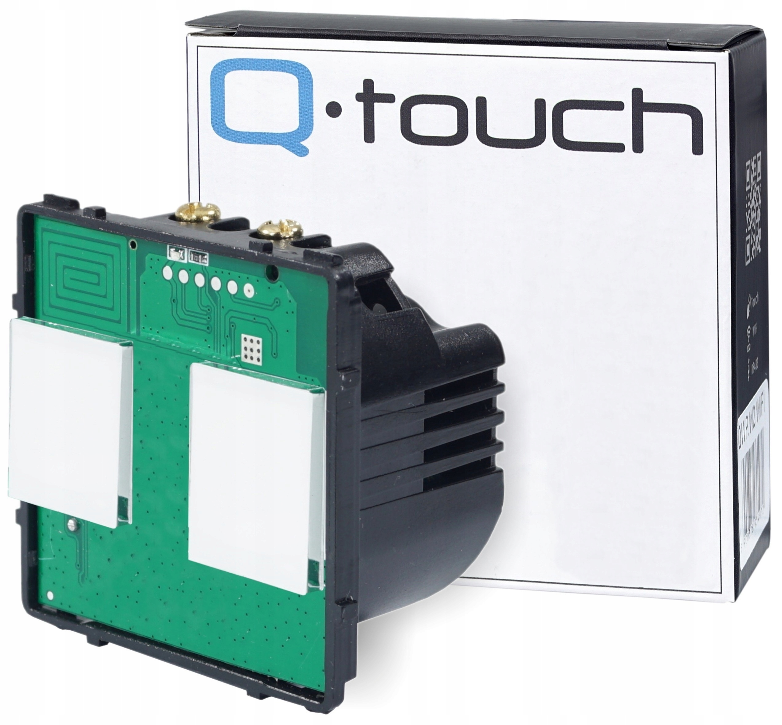 Dvojitý dotykový spínač, podomietkový Qtouch black QI.W2-TOUCH