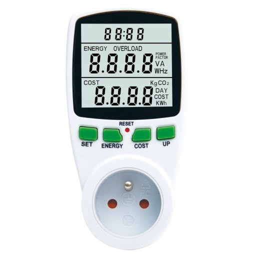 Wattmeter Virone 16 A 3680 W
