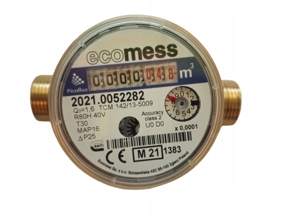 Vodomer Ecomess M9021 1/2" na studenú vodu