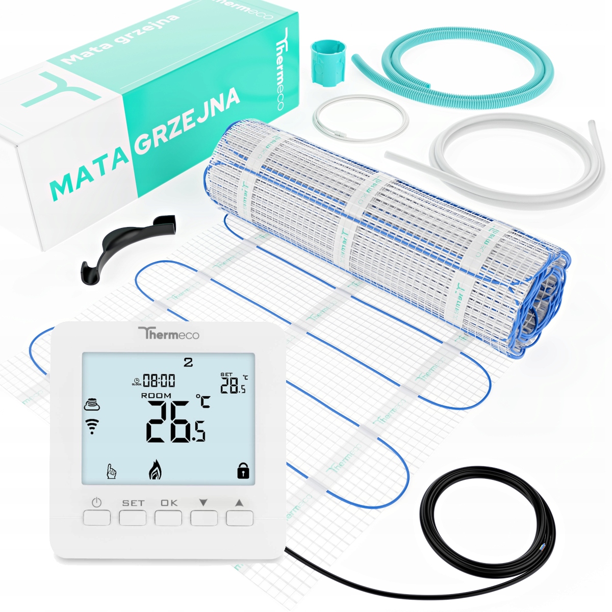 VYKUROVACIA ROHOŽ H8 Thermeco SET - 10 m2
