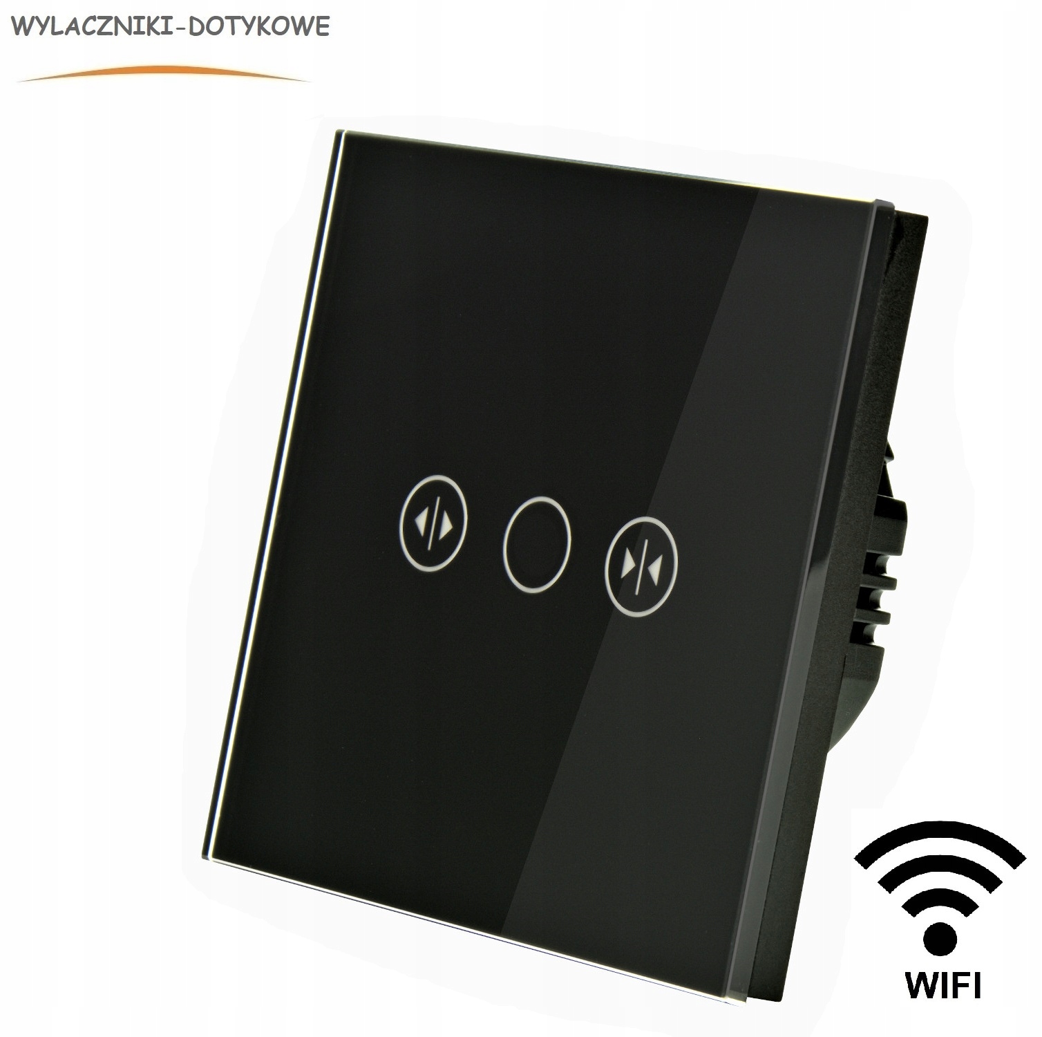 Roletový spínač Dotykový, zapustený Indual čierny MT-K-WIFI-86-B