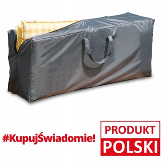 Kryt na záhradný nábytok - Záhradná obliečka na vankúše 125 x 41 x 50 cm, šedá