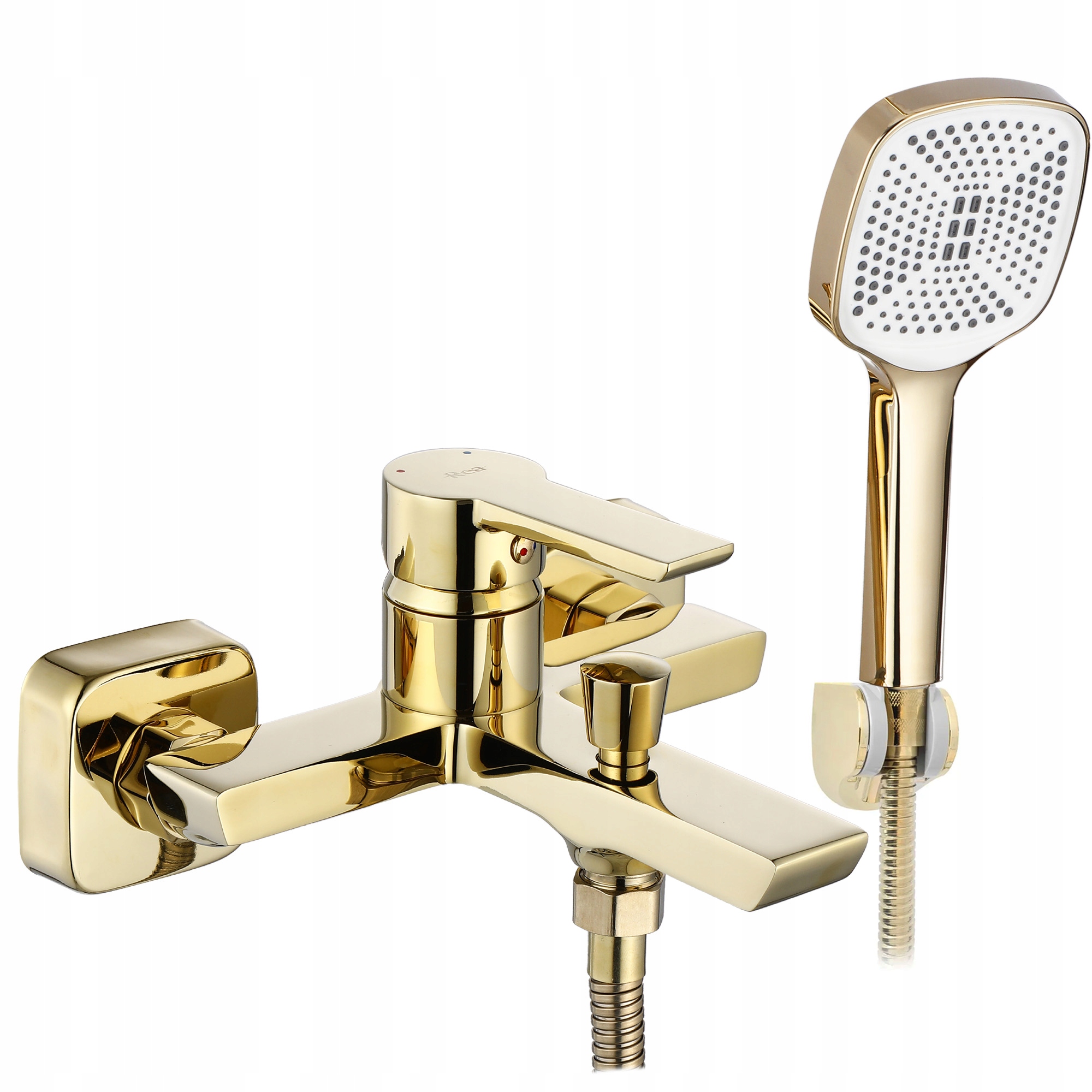 REA ARGUS Nástenná vaňová batéria GOLD GOLD Handset