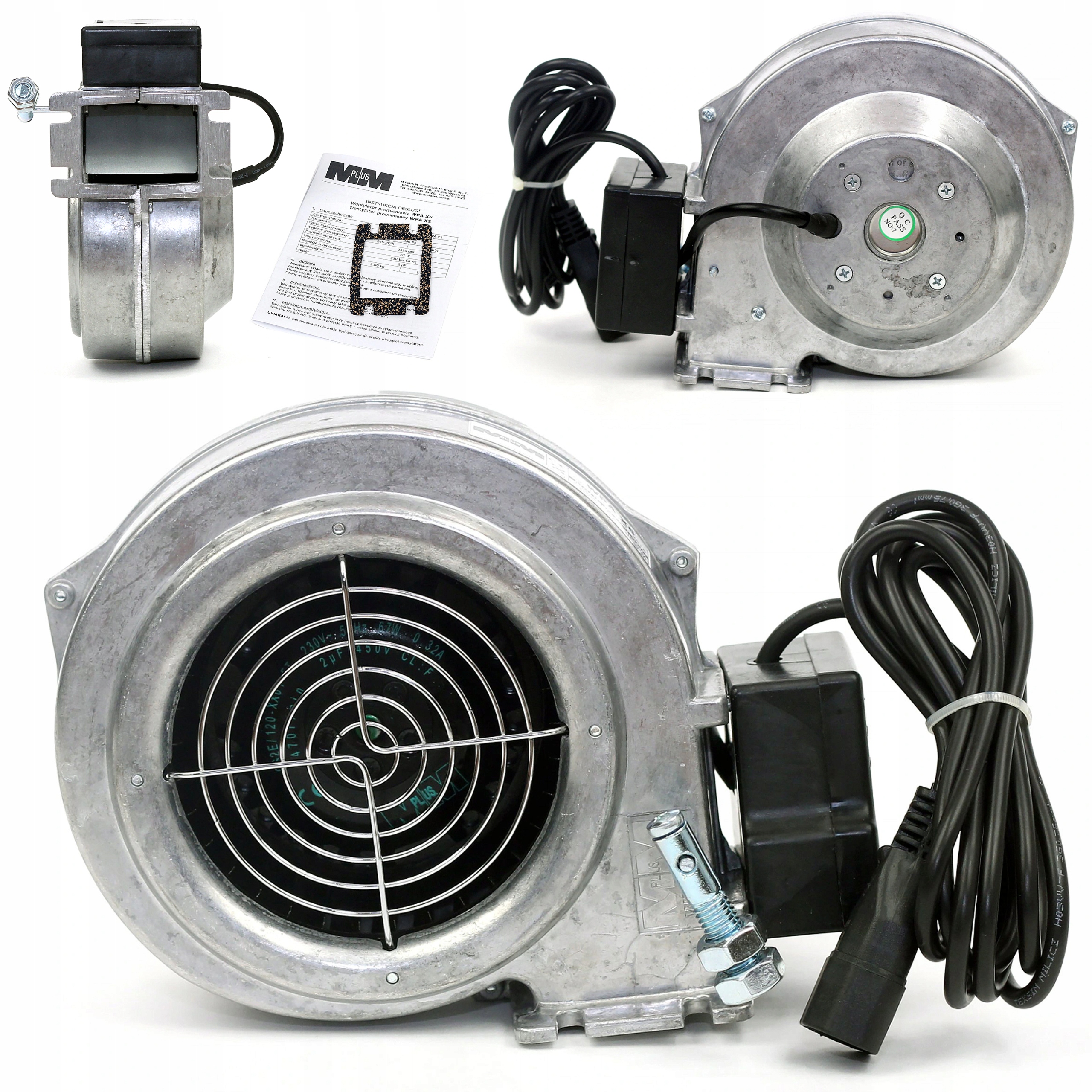 Ventilátor pece ústredného kúrenia WPA06 HL klapka