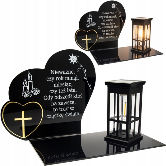 Večná solárna LED lampa na hroby s anjelskou figúrkou