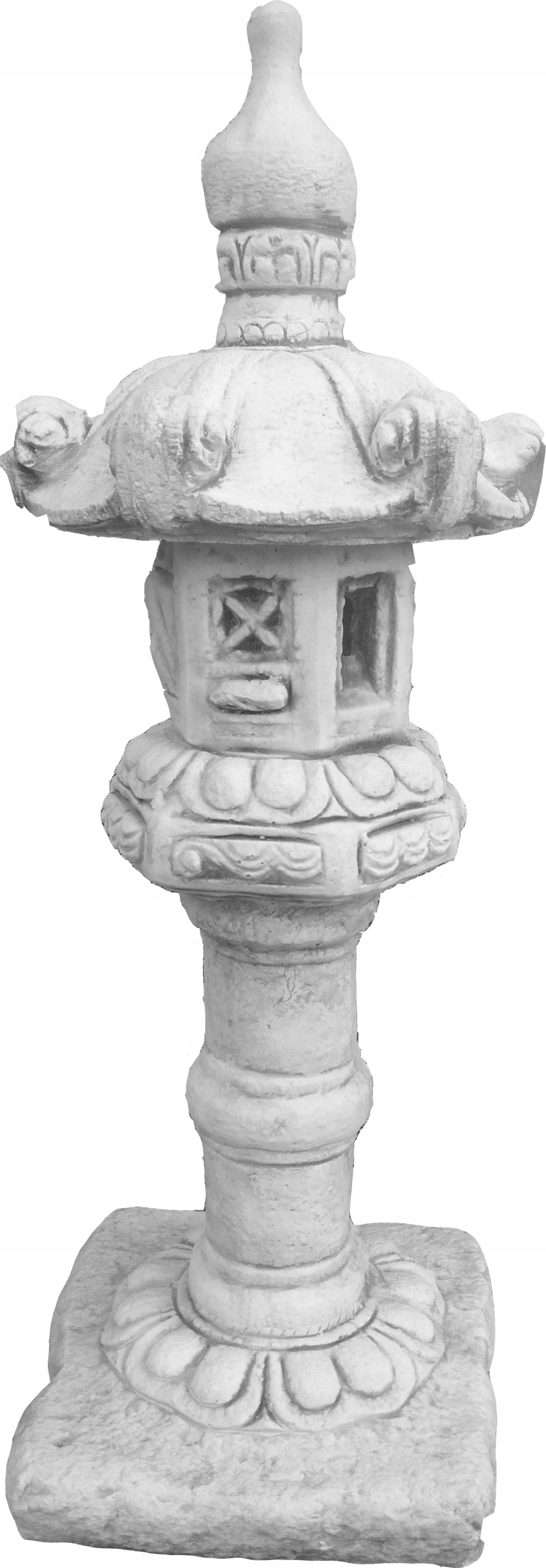 Veľká betónová záhradná lampa PAGODA (P4) ALA-SHOP