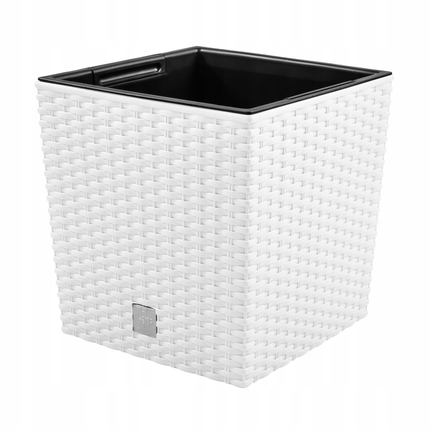 Pokrievka 40 cm, biely plast + Vložka na hranaté hrnce IPWKS400