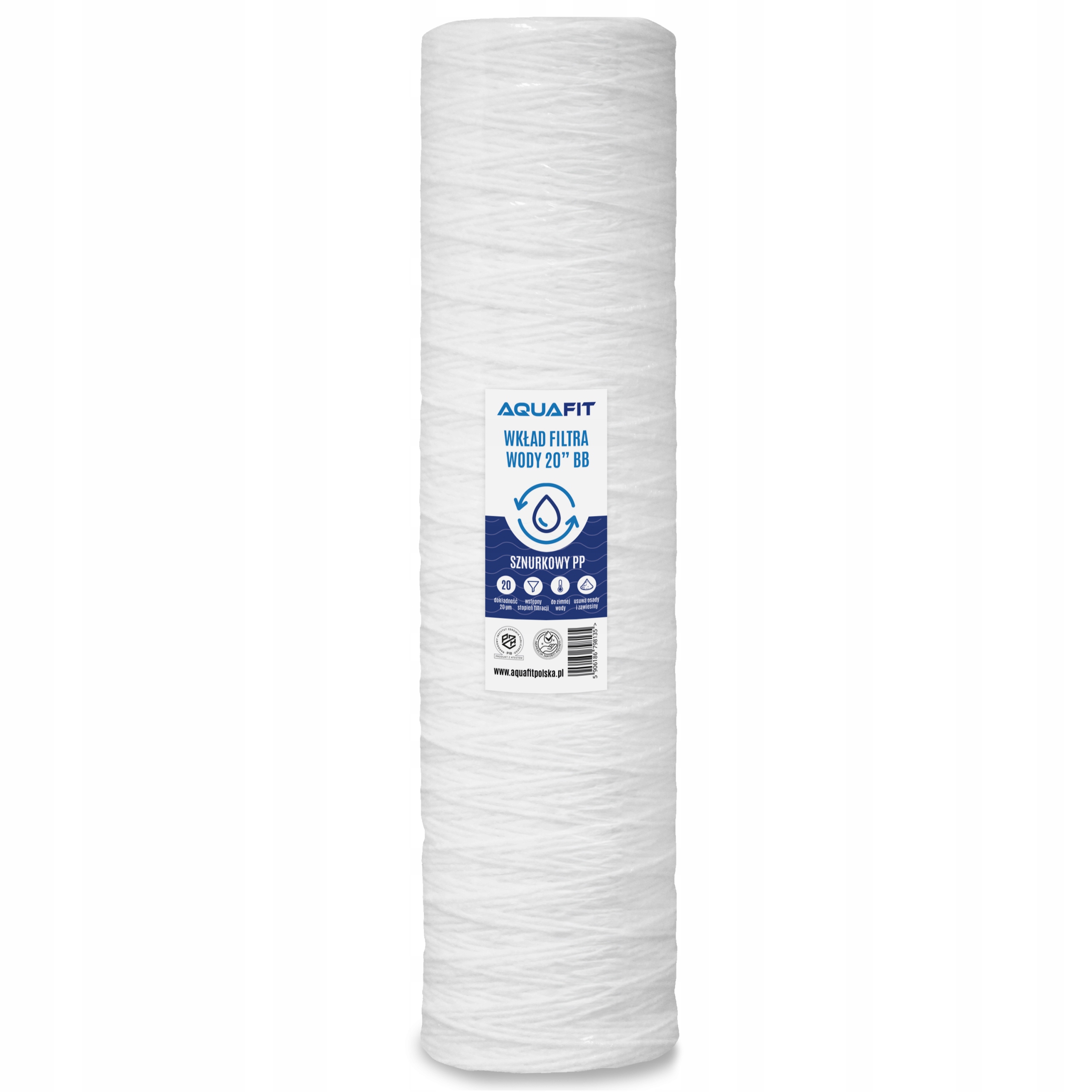 Vložka vodného filtra Aquafit 20" BB Big Blue String PP 20 mikrónov 0 l