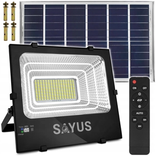 Uličná lampa - Pouličné svietidlo 1400 W 4000 lm na batérie, solárne