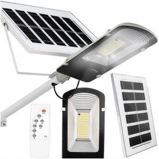 Uličná lampa - Pouličné svietidlo 40 W 3200 lm na solárne napájanie