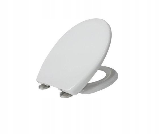 Kolesové WC sedadlo MKW, biely duroplast
