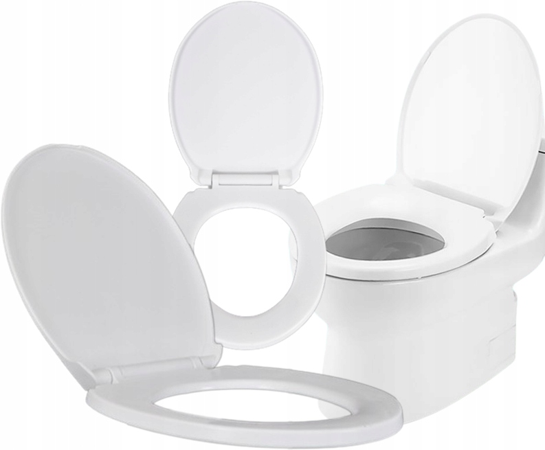 POMALY ZATVORENIE TVRDÉ WC SEDADLO, ODNÍMATEĽNÉ