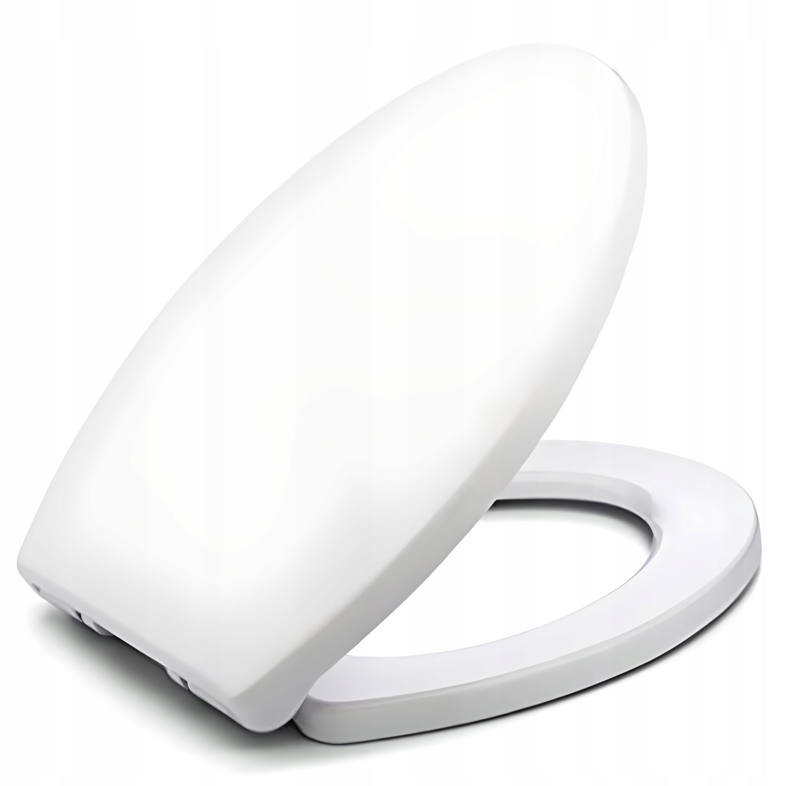 Retoo moderné WC sedadlo, biely polypropylén