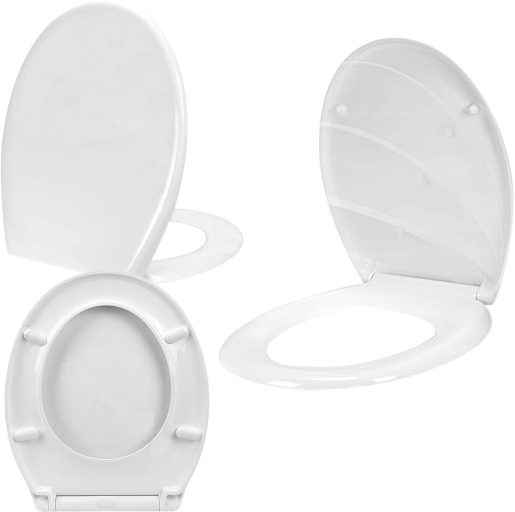 WC sedadlo Stinnea Entera, biely polypropylén