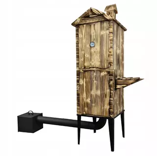 Udiareň -  Drevený dymový dom