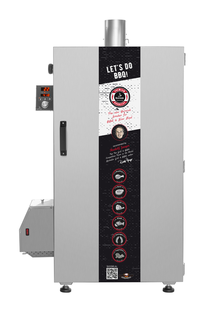 Záhradná udiareň - Borniak Smoker 150 BBQ Inox Timer kovová udiareň